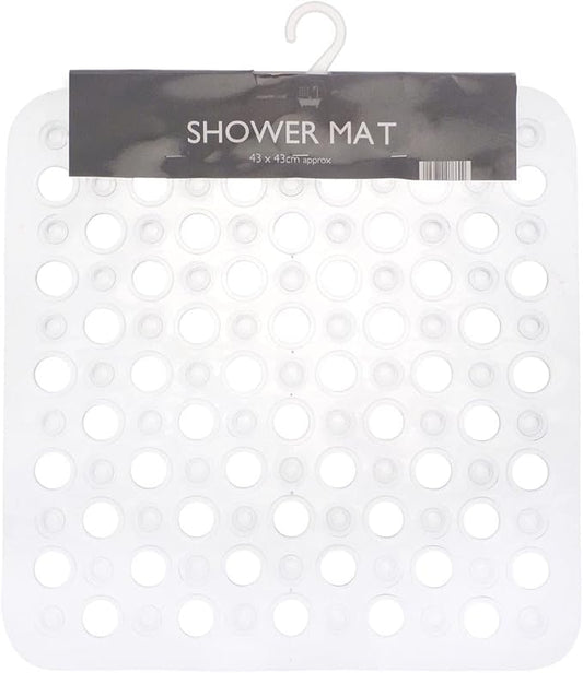 Transparent PVC Shower Mat Anti-Slip