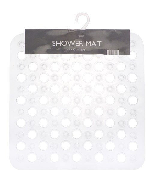 Urban Life Shower Mat Bath Colour Assorted 43Cm 1Pc