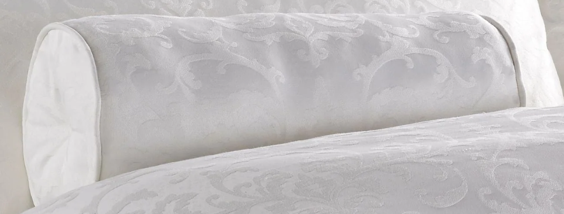 Venice Bolster Cushion White