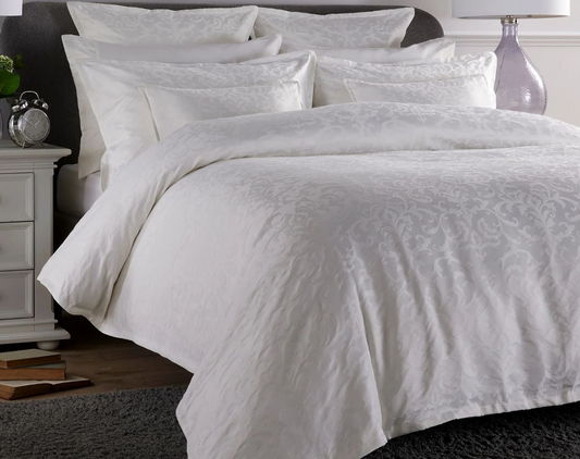 Venice Double Duvet Set White