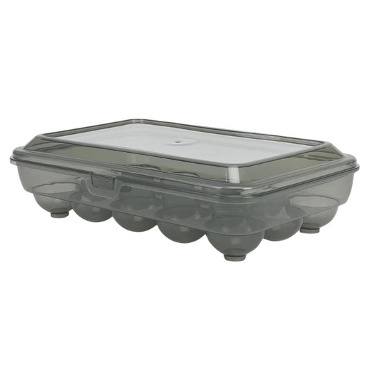 Egg Container  Egg Holder Tray With Lid Storage Box OF 15 EGG GREEN