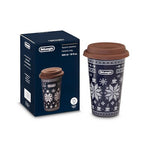 Delonghi Genuine Ceramic 300ml Double Wall Coffee Mug / Rubber Cap